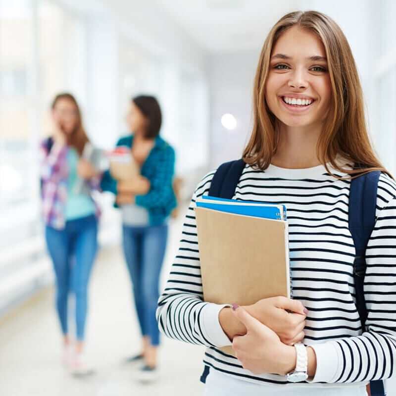 smiling-college-girl Smiling College Girl